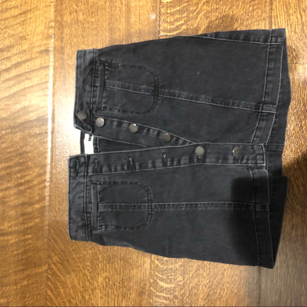 Topshop denim skirt